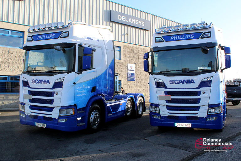 New Scania R500s For John Phillips Transport - Delaney Commercials