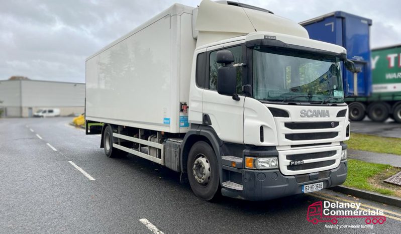 2016 Scania P250  refrigerated box with tail lift. full