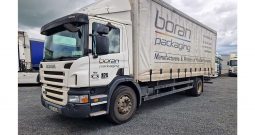 2008 Scania P270 4×2 Curtainsider for sale or export