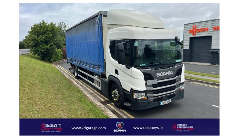 2019 Scania P250 4×2 Curtainsider For sale. full